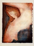 Artist: Boccalatte, Suzanne. | Title: Belly II. | Date: 1995 | Technique: colour monotype and drypoint