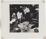 Artist: MADDOCK, Bea | Title: One of four negatives for four colour separations (of the scene of an accident or fire etc.) | Date: 1971 | Technique: photographic negative