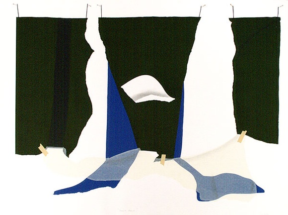 Artist: b'Gabrie, Sigi.' | Title: b'Semo hang.' | Date: (1976) | Technique: b'screenprint, printed in colour, from multiple stencils' Artist: b'Gabrie, Sigi.' | Title: b'Semo hang.' | Date: (1976) | Technique: b'screenprint, printed in colour, from multiple stencils'
