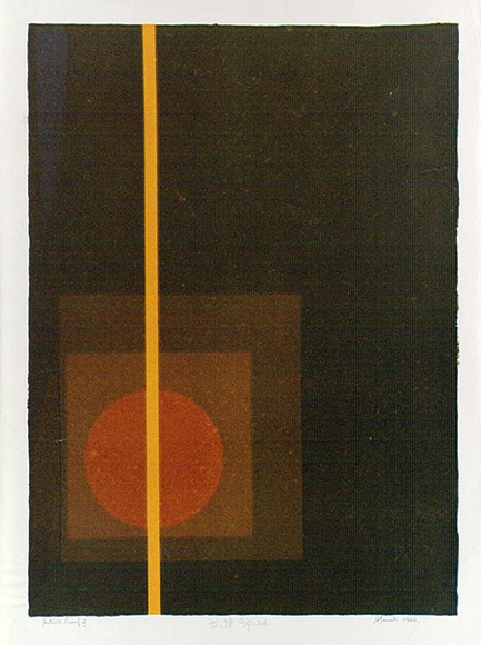 Artist: b'WICKS, Arthur' | Title: b'Full speed' | Date: 1966 | Technique: b'screenprint, printed in colour, from multiple stencils' Artist: b'WICKS, Arthur' | Title: b'Full speed' | Date: 1966 | Technique: b'screenprint, printed in colour, from multiple stencils'