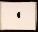 Artist: Mann, Gillian. | Title: (Black oval). | Date: 1981 | Technique: etching, printed in black ink, from one plate