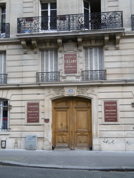 Title: C.H. Lamy. Imprimerie. Typographie. Lithographie. Paris