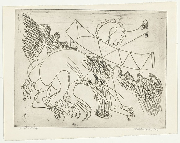 Artist: b'BOYD, Arthur' | Title: b'Bert Hinkler in the Alps.' | Date: (1968-69) | Technique: b'etching, printed in black ink, from one plate' | Copyright: b'Reproduced with permission of Bundanon Trust' Artist: b'BOYD, Arthur' | Title: b'Bert Hinkler in the Alps.' | Date: (1968-69) | Technique: b'etching, printed in black ink, from one plate' | Copyright: b'Reproduced with permission of Bundanon Trust'