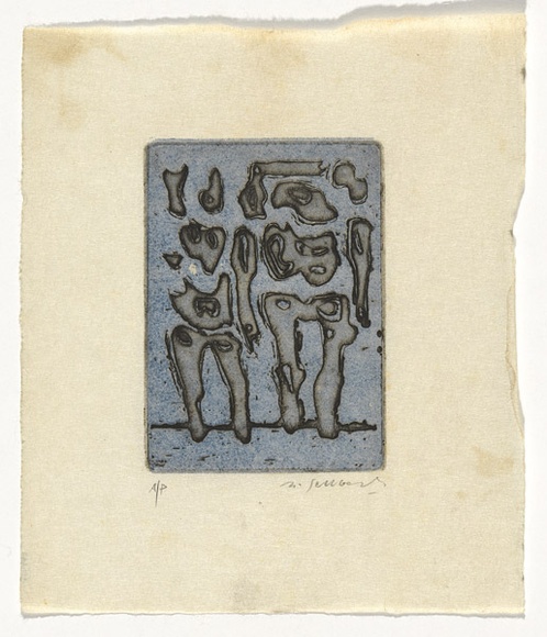 Artist: b'SELLBACH, Udo' | Title: b'not titled' | Date: 1960-80 | Technique: b'etching'