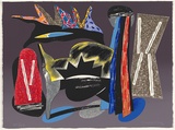 Artist: LEACH-JONES, Alun | Title: The poet's landscape | Date: 1987 | Technique: screenprint, printed in colour, from multiple stencils | Copyright: Courtesy of the artist