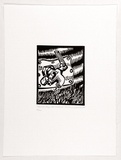 Artist: b'Lovell, Helena.' | Title: b'Tank tap unlocked.' | Date: 1988 | Technique: b'linocut, printed in black ink, from one block'