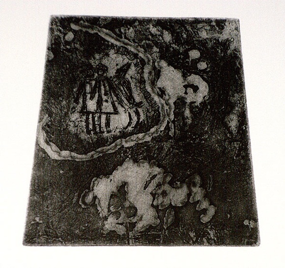 Artist: b'Shearer, Mitzi.' | Title: b'not titled' | Technique: b'etching and aquatint, printed in black ink, from one plate'