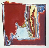 Artist: Morris, Robert J. | Title: (Series 89. no. 1) | Date: 1989 | Technique: lithograph, printed in colour, from seven stones