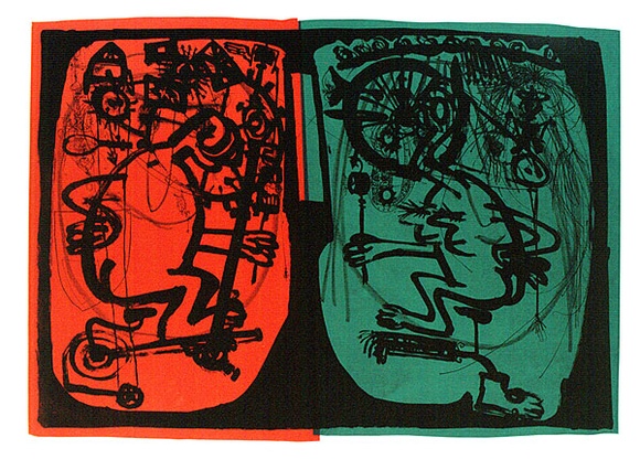 Artist: Petty, Bruce. | Title: Making a lovely couple | Date: 1970 | Technique: lithograph, printed in colour, from multiple plates