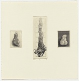 Artist: SCHMEISSER, Jorg | Title: 4. Lino etching | Date: 1984 | Technique: line-etching, printed in black ink, from one plate | Copyright: © Jörg Schmeisser