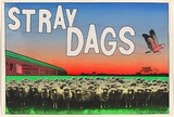 Artist: Lane, Leonie. | Title: Stray dags (Band). | Date: 1980 | Technique: screenprint, printed in colour, from five stencils | Copyright: © Leonie Lane