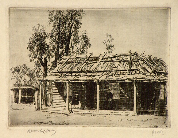 Artist: b'LINDSAY, Lionel' | Title: b'Forbes, N.S.W.' | Date: 1923 | Technique: b'etching, printed in black ink with plate-tone, from one copper plate' | Copyright: b'Courtesy of the National Library of Australia' Artist: b'LINDSAY, Lionel' | Title: b'Forbes, N.S.W.' | Date: 1923 | Technique: b'etching, printed in black ink with plate-tone, from one copper plate' | Copyright: b'Courtesy of the National Library of Australia'