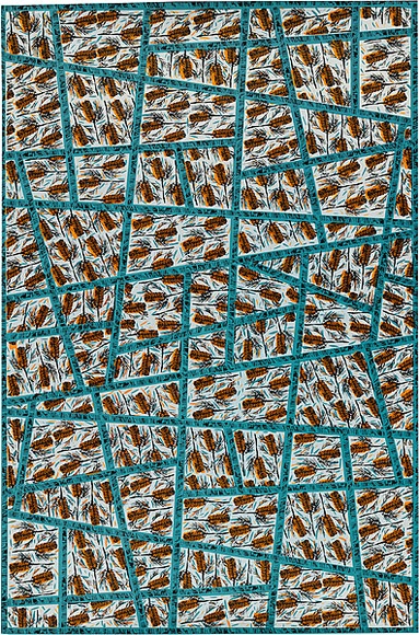 Artist: b'REDBACK GRAPHIX' | Title: b'Wrapping paper: Banksia' | Date: 1986 | Technique: b'screenprint, printed in colour, from three stencils' Artist: b'REDBACK GRAPHIX' | Title: b'Wrapping paper: Banksia' | Date: 1986 | Technique: b'screenprint, printed in colour, from three stencils'