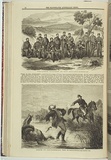 Title: b'Death of Thunderbolt, the bushranger.' | Date: 1970 | Technique: b'wood-engraving, printed in black ink, from one block'