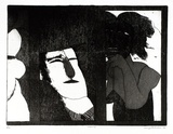 Artist: BALDESSIN, George | Title: Mirrors. | Date: 1966 | Technique: etching and aquatint, printed in black ink, from one plate