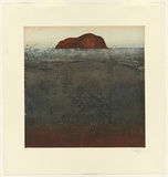 Artist: SCHMEISSER, Jorg | Title: Ayers Rock II | Date: 1979 | Technique: colour etching on softground and aquatint | Copyright: © Jörg Schmeisser