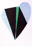 Artist: Buckley, Sue. | Title: Kite. | Date: 1981 | Technique: screenprint, printed in colour, from multiple stencils | Copyright: This work appears on screen courtesy of Sue Buckley and her sister Jean Hanrahan