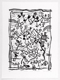 Artist: b'Carter, Ray.' | Title: b'The intrepid young explorer.' | Date: 1988 | Technique: b'linocut, printed in black ink, from one block'