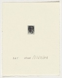 Artist: Cullen, Adam. | Title: Valium | Date: 2001 | Technique: etching, printed in black ink, from one plate