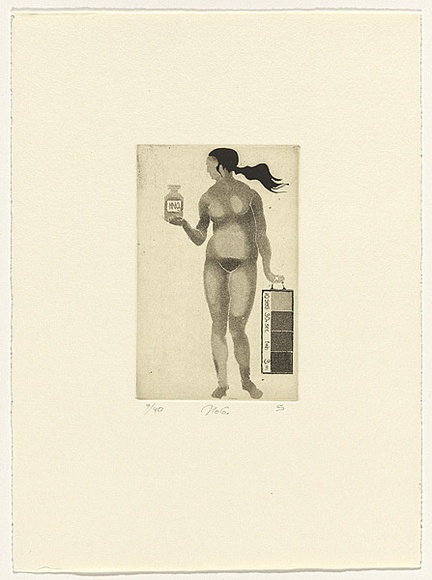 Artist: b'SCHMEISSER, Jorg' | Title: b'No.6 - Beispiel: Aquatinta (No.6 - example: Aquatint)' | Date: 1976 | Technique: b'aquatint, printed in black ink, from one plate' | Copyright: b'\xc2\xa9 J\xc3\xb6rg Schmeisser' Artist: b'SCHMEISSER, Jorg' | Title: b'No.6 - Beispiel: Aquatinta (No.6 - example: Aquatint)' | Date: 1976 | Technique: b'aquatint, printed in black ink, from one plate' | Copyright: b'\xc2\xa9 J\xc3\xb6rg Schmeisser'