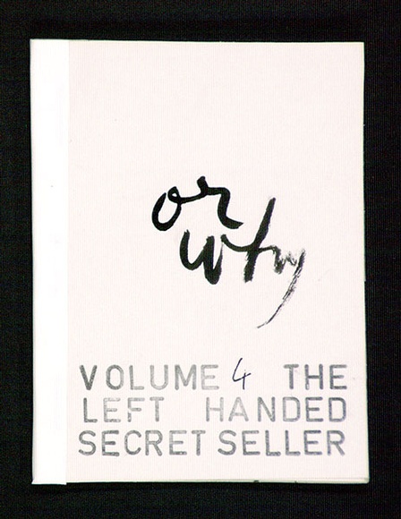 Artist: b'Twigg, Tony.' | Title: b'The left handed secret seller. Or why?.' | Date: 1982 | Technique: b'book of rubber stamps and pen and ink' | Copyright: b'\xc2\xa9 Tony Twigg. Licensed by VISCOPY, Australia' Artist: b'Twigg, Tony.' | Title: b'The left handed secret seller. Or why?.' | Date: 1982 | Technique: b'book of rubber stamps and pen and ink' | Copyright: b'\xc2\xa9 Tony Twigg. Licensed by VISCOPY, Australia'