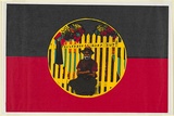 Artist: b'Quaill, Avril.' | Title: b'Trespassers keep out!' | Date: 1982 | Technique: b'screenprint, printed in colour, from multiple stencils'