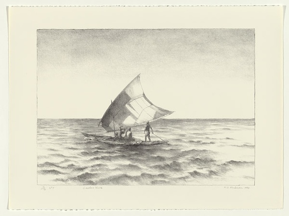 Artist: b'Mortensen, Kevin.' | Title: b'Cactus wine' | Date: 1994 | Technique: b'lithograph, printed in black ink, from one stone' | Copyright: b'\xc2\xa9 Kevin Mortensen'