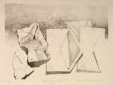 Artist: RICHARDSON, Berris | Title: Sobre un Sobre | Date: 1974 | Technique: lithograph, printed in colour, from two stones [or plates]