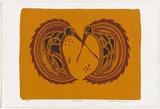 Artist: Omeenyo, Gregory | Title: Kaa'uma | Date: 1997, August | Technique: screenprint, printed in colour, from multiple stencils