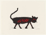Artist: Hadley, Basil. | Title: Tom cat. | Date: 1993 | Technique: screenprint, printed in colour, from two stencils