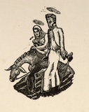 Artist: OGILVIE, Helen | Title: (Flight to Egypt) | Technique: wood-engraving, printed in black ink, from one block