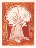 Artist: RICHARDSON, Berris | Title: Altered alcove | Date: 1981 | Technique: lithograph, printed in colour, from two stones