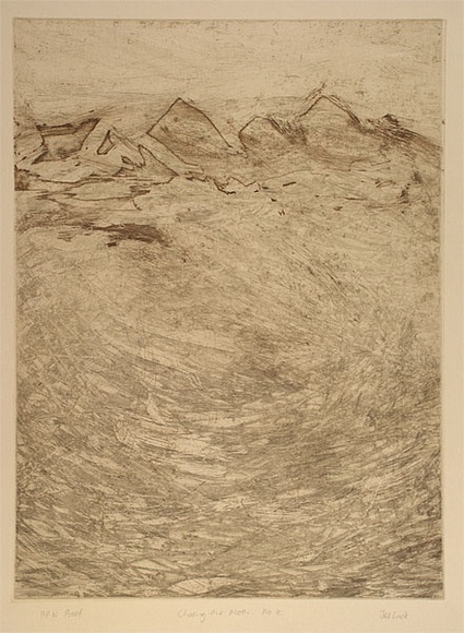 Artist: b'Luck, Jos.' | Title: b'Chasing the moth no.8' | Date: 1991 | Technique: b'etching, printed in colour, from two plates' Artist: b'Luck, Jos.' | Title: b'Chasing the moth no.8' | Date: 1991 | Technique: b'etching, printed in colour, from two plates'
