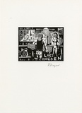Artist: Frazer, David. | Title: Lars T. Holden | Date: c.2001 | Technique: wood-engraving, printed in black in, from one block