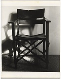 Title: Christmas card [chair] 1975 | Date: 1975 | Technique: gelatin-silver print; hand-written inscription