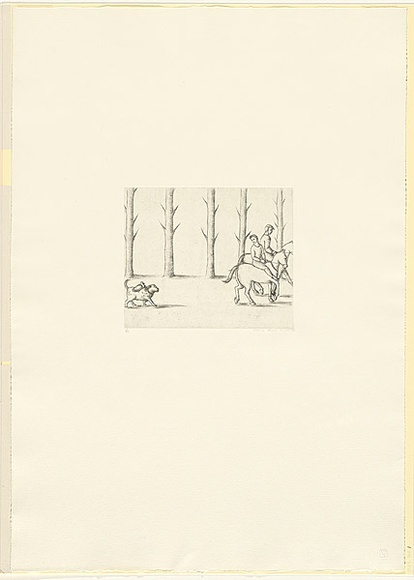 Artist: b'Lewitt, Vivienne.' | Title: b'not titled' | Date: 1988 | Technique: b'softground etching, printed in black ink, from one plate' Artist: b'Lewitt, Vivienne.' | Title: b'not titled' | Date: 1988 | Technique: b'softground etching, printed in black ink, from one plate'