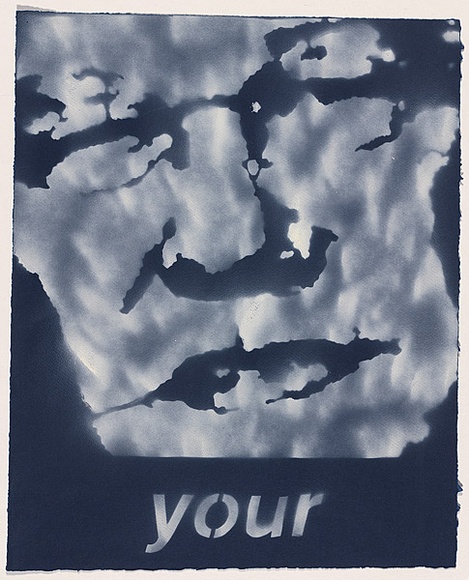 Artist: b'Azlan.' | Title: b'(Remember) your (history).' | Date: 2003 | Technique: b'stencil, printed in white ink, from multiple stencils'