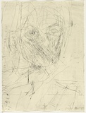 Artist: PARR, Mike | Title: not titled. | Date: 1995 | Technique: etching, printed in black ink, from one plate