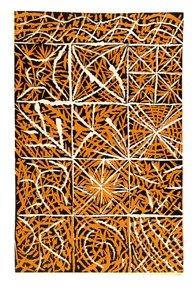 Artist: b'Shearer, Mitzi.' | Title: b'not titled' | Date: 1978 | Technique: b'linocut, printed in colour, from two blocks'
