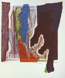 Artist: Morris, Robert J. | Title: (Series 89. no. 6) | Date: 1989 | Technique: lithograph, printed in colour from multiple stones