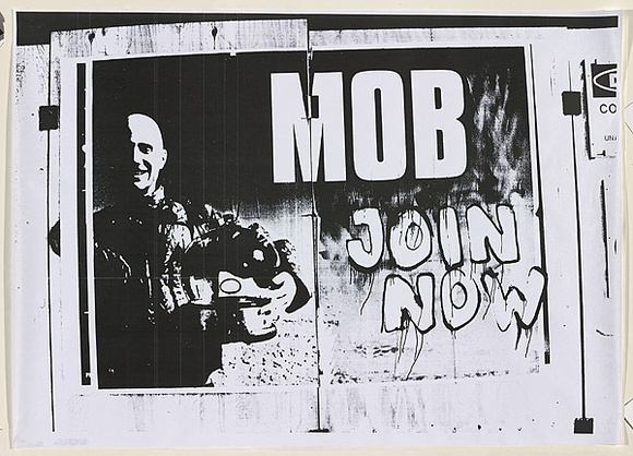 Artist: b'Dest.' | Title: b'Documentation of changed advertising for Moby concert.' | Date: 2004 | Technique: b'photocopy, printed in black ink' Artist: b'Dest.' | Title: b'Documentation of changed advertising for Moby concert.' | Date: 2004 | Technique: b'photocopy, printed in black ink'