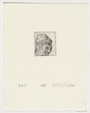 Artist: Cullen, Adam. | Title: Ape | Date: 2001 | Technique: etching, printed in black ink, from one plate