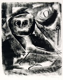 Artist: Adams, Tate. | Title: Mexican legend. | Date: (1953) | Technique: lithograph, printed in black ink, from one plate