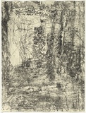 Artist: PARR, Mike | Title: not titled. | Date: 1995 | Technique: etching, printed in black ink, from two plates