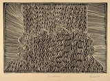 Artist: NGARRAIJA, Tommy May | Title: Yurramarral | Date: 1995, November | Technique: linocut, printed in black ink, from one block