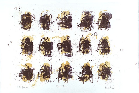 Artist: b'Grieve, Robert.' | Title: b'Russian theme' | Date: 1983 | Technique: b'lithograph, printed in colour, from multiple stones' Artist: b'Grieve, Robert.' | Title: b'Russian theme' | Date: 1983 | Technique: b'lithograph, printed in colour, from multiple stones'