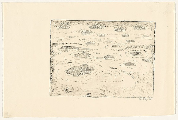 Title: b'Islands' | Date: 1990 | Technique: b'etching, printed in black ink with plate-tone, from one plate'