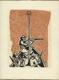 Artist: Bennett, Gordon. | Title: Penetration | Date: 1994 | Technique: aquatint, printed in colour, from two  plates | Copyright: © Gordon Bennett, Licensed by VISCOPY, Australia