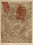 Artist: LUCK, Jos | Title: Chasing the moth no.6 | Date: 1991 | Technique: etching, printed in colour, from two plates