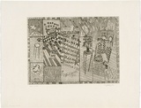 Artist: WALKER, Murray | Title: Once upon a time. | Date: 1970 | Technique: etching, printed in black ink, from one plate